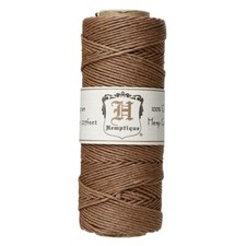 Eco Friendly 205' Spool 1mm Thick Light Brown Hemp Cord String Spool