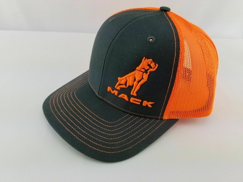Mack Trucks Custom Trucker hat Orange 