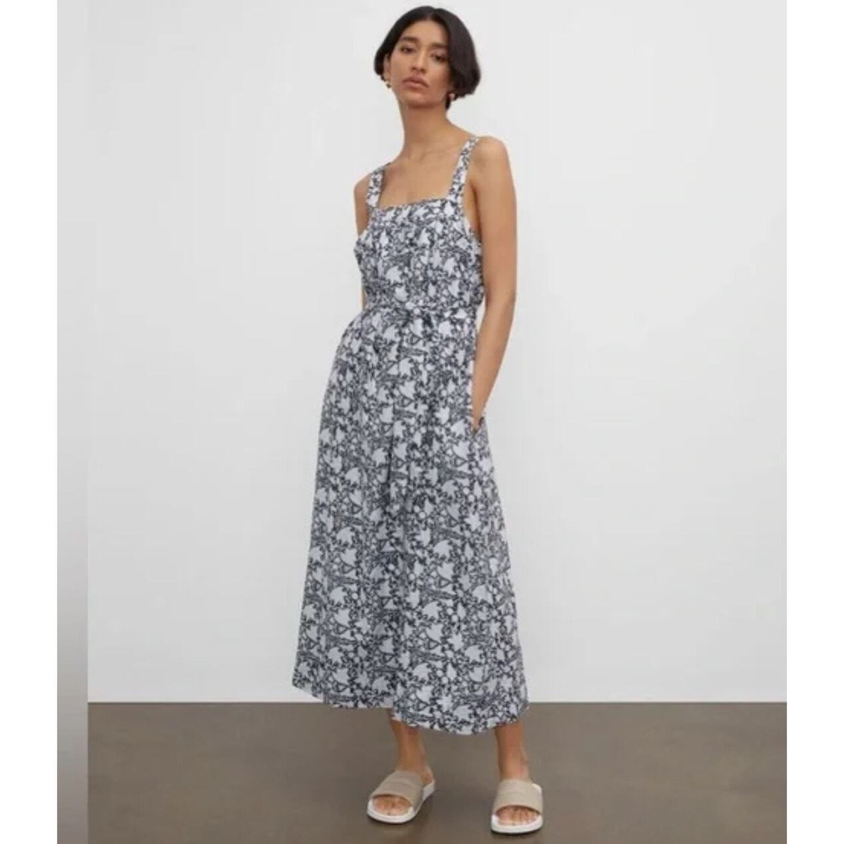 city beach blue dress Silk Dress / City Island