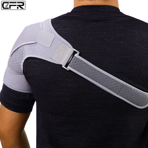 Schulterbandage Rotator Manschette Unterstützung verstellbar Ärmel Gürtel Verstauchungen Schmerzlinderung - Bild 11 von 15
