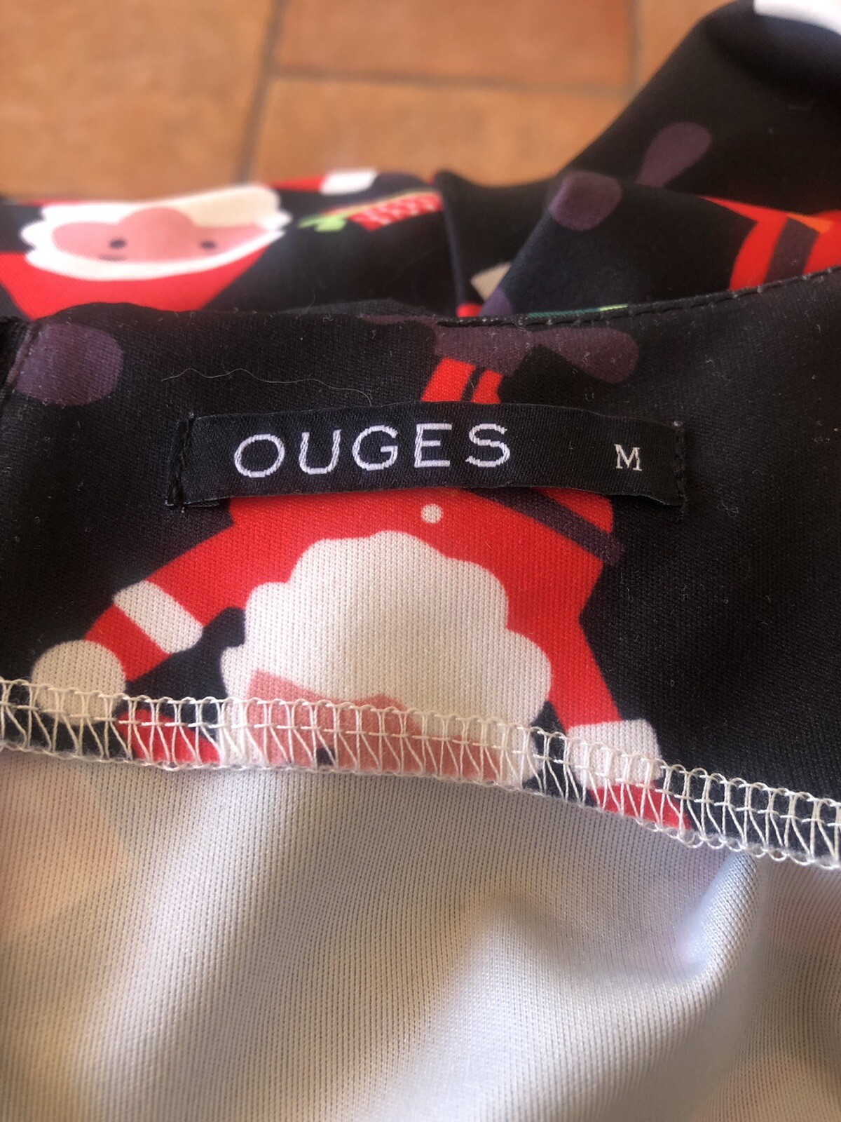 Ouges Ladies Santa Christmas Dress Fitted Top Ple… - image 3