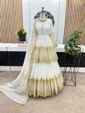 launchinh New Faux Georgette Top Lehenga With Dupatta For Women
