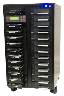 Systor 1:24 SATA SSD HDD Hard Drive Duplicator Sanitizer 9GB/Min 2 YEAR WARRANTY