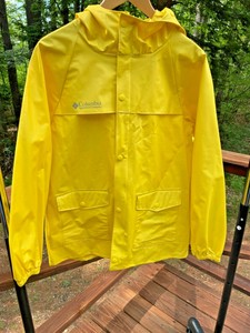columbia rain jacket yellow