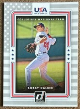 2016 Donruss USA Baseball Collegiate National Team #USA-4 Bobby Dalbec Rookie RC