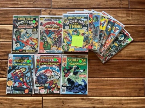 Marvel Team-Up 1, 2, 6, 11, 12, 13, 15, 16, 17, 19, 65, 66, 95 13 book lot - Picture 1 of 14