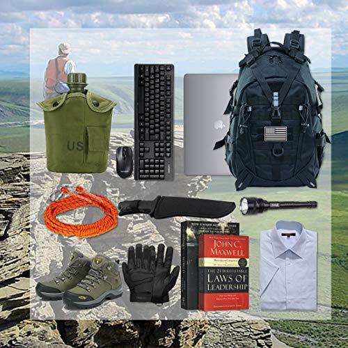 Taktischer Rucksack Militär Molle Bag Wandern Daypacks für Camping Trekking schwarz - Bild 5 von 6
