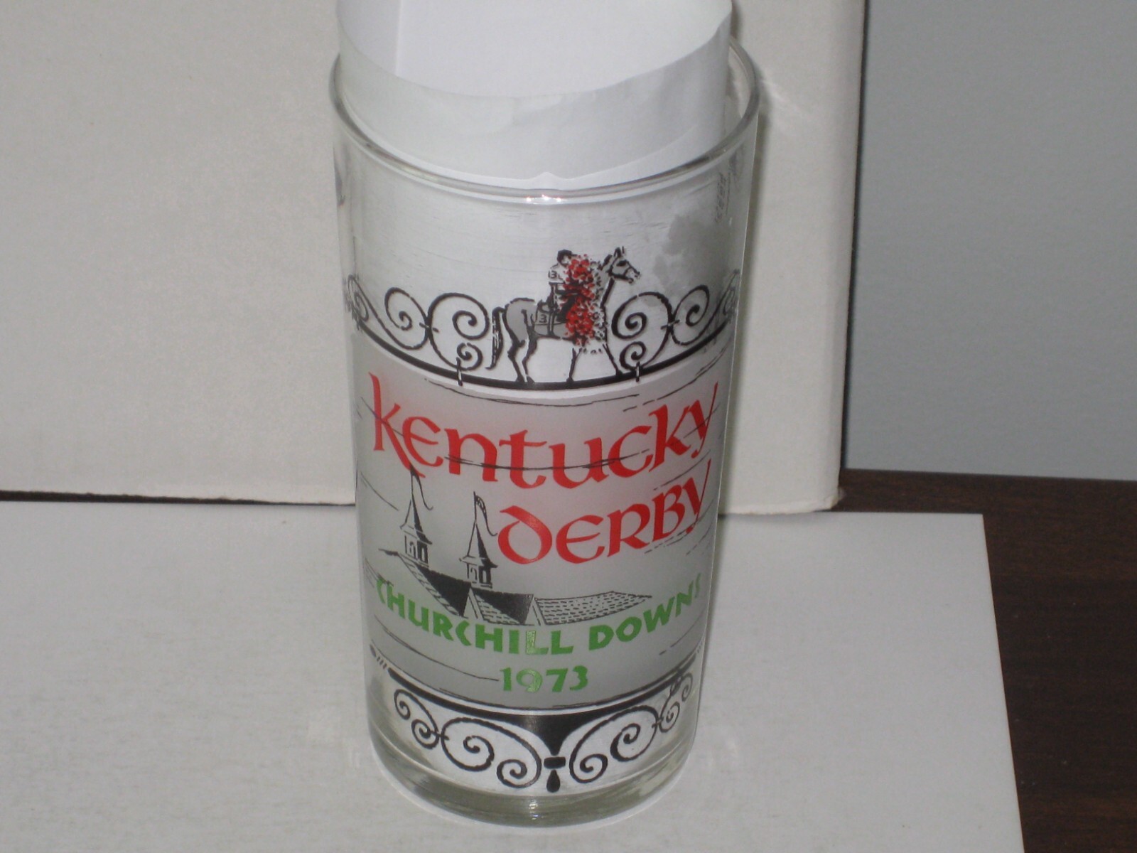 1973 Kentucky Derby Glass