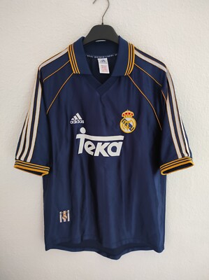 REAL MADRID 1998-1999 Morientes 15 third camiseta shirt trikot