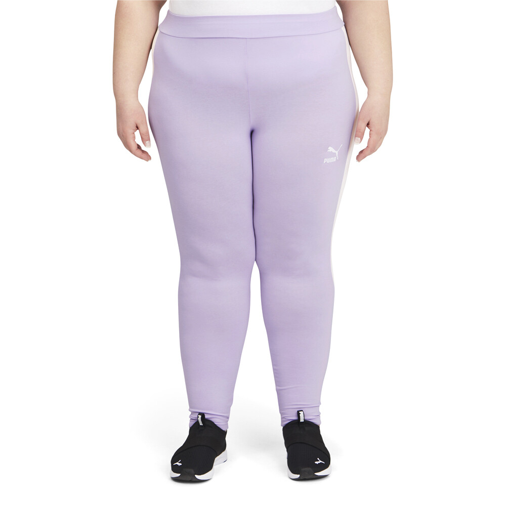 Puma Iconic T7 Legging Plus Womens Purple Athletic Casual 531858-16