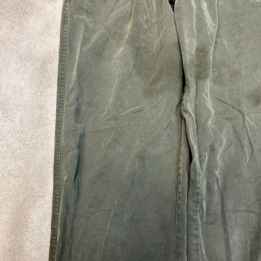 Dockers Chino Trousers Mens 34" Y2K Classic Fit Vintage Workwear Pants, Green image 5