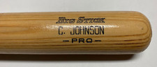 CHARLES JOHNSON #24 MARLINS ROCKIES GAME USED BIG STICK PRO RAWLINGS BAT