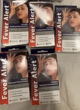 BRAND NEW LOT OF 5 Fever Alert Reusable Forehead Thermometer Originally $2.99 Ea