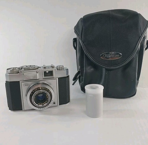 Zeiss Ikon Contina Prontor-SVS 35mm Film Camera With Case & Roll Of Film Tested - Picture 14 of 14