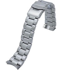316L Solid Oyster Stainless Steel Watch Band Made for Orient Mako  RAY FAA