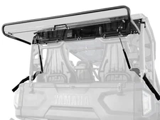SuperATV Scratch Resistant Flip Rear Windshield for Yamaha Wolverine RMAX 4 / X4