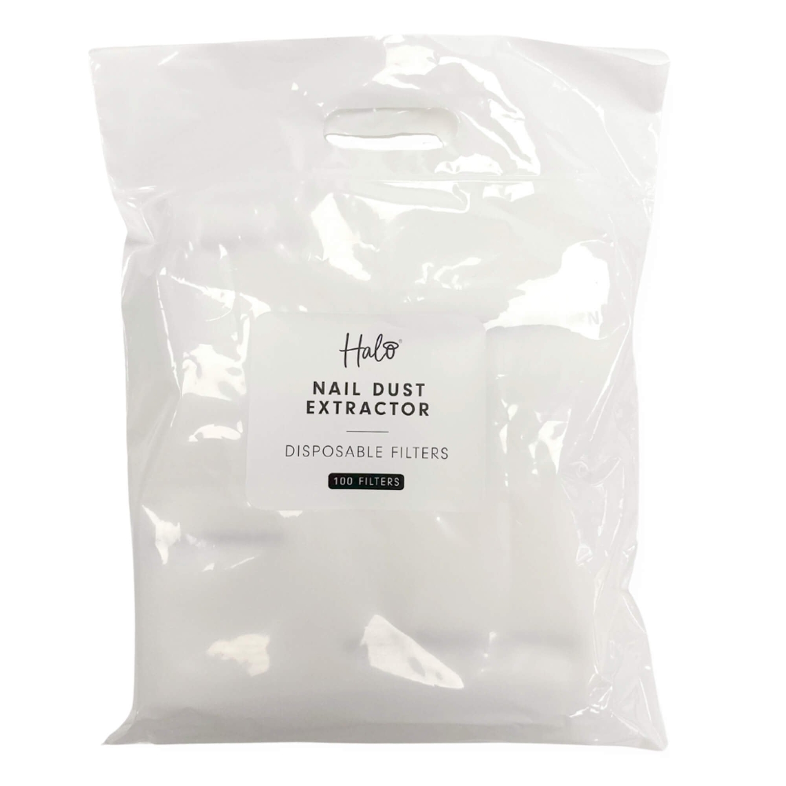 Halo Nail Dust Extractor Disposable Filters (Pack Of 100) (E157)
