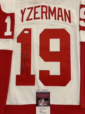 Steve Yzerman Signed Autographed M&N Authentic Detroit Red Wings
