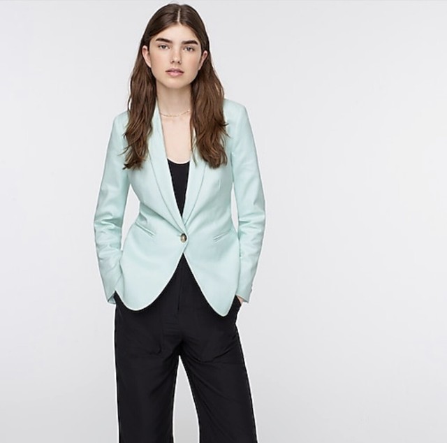 j crew parke linen blazer