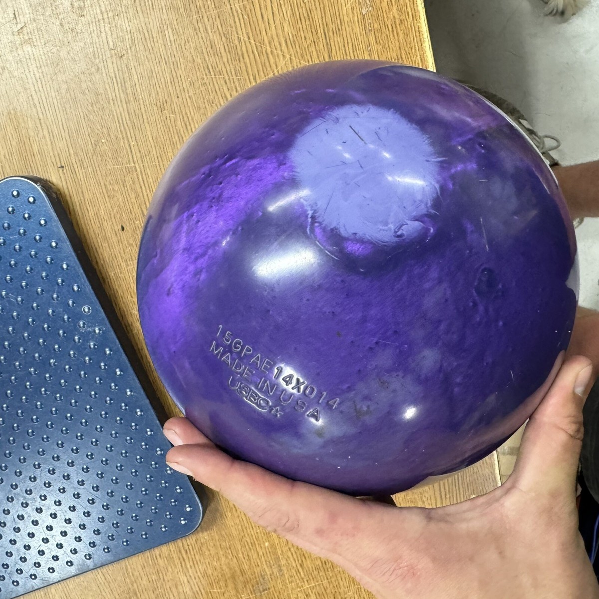 超希少ボーリングボールの超名品　AMF Amflite 14lb　バッグ付き 超希少ボーリングボールの超名品 AMF Amflite 14lb バッグ付き