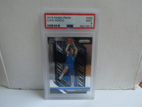 PSA 9 2018-19 Panini Prizm #280 Luka Doncic RC Mavericks