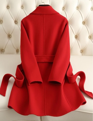 100% Cashmere Coat Women Vintage Wool Small Medium Large Size 4 to 12 Winter New - Picture 4 of 45