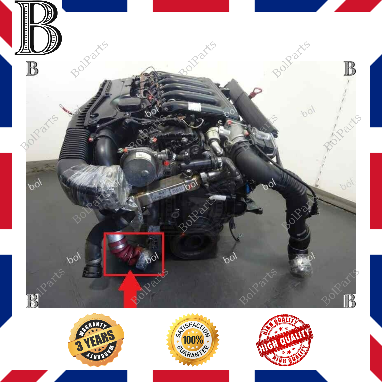 Turbo Charger Intake Hose fits BMW E90 E91 E92 E93 325 330 D 330 XD 11617796303 eBay