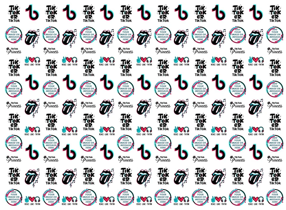 TikTok Princess / TikTok QueenPersonalised gift wrapping paper different choices - Image 3 of 4