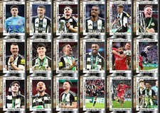 Newcastle United 2025 Football League Cup winners trading cards Carabao Cup