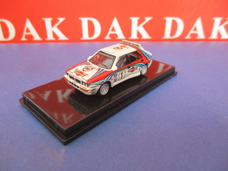 1/87 Modellino Auto Lancia Delta HF Integrale Evo 2 Martini Racing 1992 by Ricko - Immagine 2 di 4