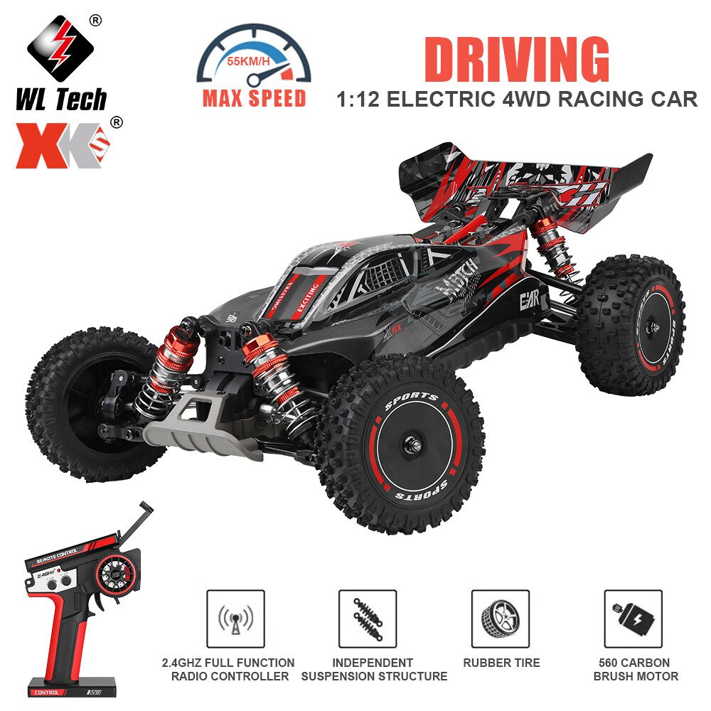 WLtoys XK 124010 RC Racing Car 55KM/H 2.4G High Speed Drift 1/12 4WD RTR Trucks