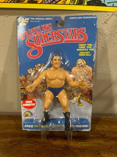 LJN WWF Wrestling Superstars BRUNO SAMMARTINO MOC...