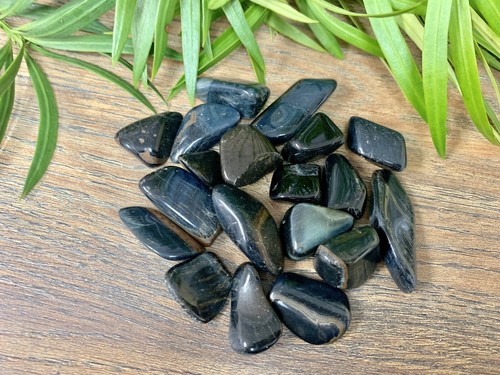 1/2 lb Blue Tiger Eye Tumbled Stones Crystal Therapy Gemstone Specimen Chakra - Picture 8 of 9