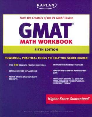 Kaplan GMAT Math Workbook - Paperback By Kaplan,  - GOOD