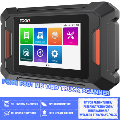 FCAR Heavy Duty Truck Diagnostic Scanner All System DPF Regen Oil Reset For MACK