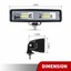 2x 12-24v Led Work Lamp Flood Spot Lights 72w Offroad Truck Suv Car Atv Boat Bar~p25322788