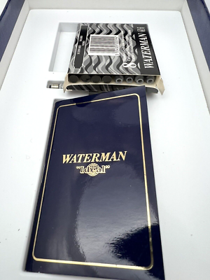 WATERMAN IDEAL PARIS 18K 750 MAN 100 OLIVE WOOD FOUNTAIN PEN Never