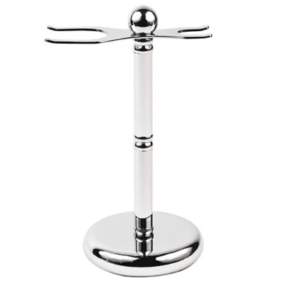 Parker Safety Razor's Deluxe Chrome Safety Razor & Shaving Brush 2 Prong Stand