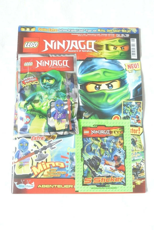 Lego Ninjago Sammelhefte verschiedene Nummern - inkl. Zubehör OVP - Neuware
