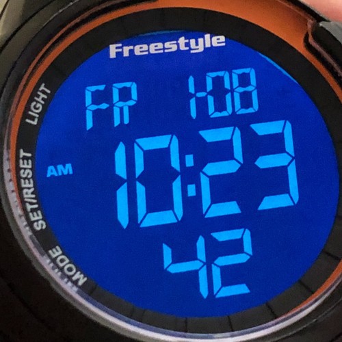 Freestyle Men FS85012 Multifunction Rubber Quartz Digital 47mm Watch 7 3/4" - Picture 10 of 13
