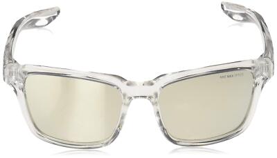 New Nike EV1004-900 Clear Spree M Sunglass with Grey Super Silver Flash Lenses Nike Essential Spree M EV1004 014 Clear Gray Sunglasses Gray  main image 4