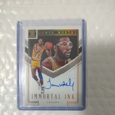 2022-23 Immortal Ink James Worthy Impeccable on card Auto /10 Lakers 🔥🔥🔥
