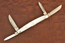 HEN & ROOSTER BERTRAM CUTLERY SOLINGEN GERMANY AAA+ PEARL CONGRESS KNIFE (20777)