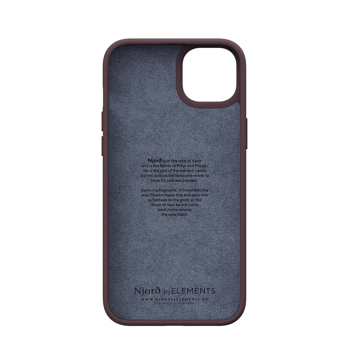 Protection iPhone 14 Plus cuir véritable marron étui antichoc
