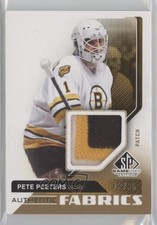 2014-15 SP Game Used Authentic Fabrics 10/35 Pete Peeters #AF-PP Patch 1o3