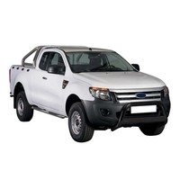 FrontbüGel FrontschutzbüGel FüR Ford Ranger 2012-2015 ø63Mm Stahl Schwarz Schutz