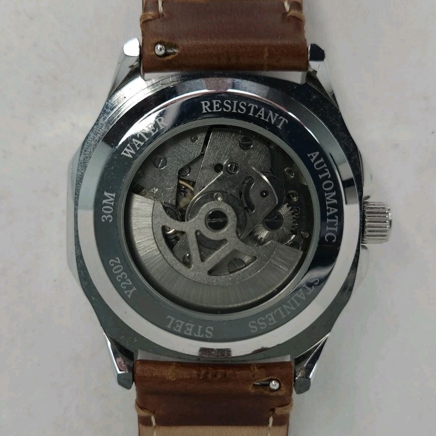 KINYUED Automatic Skeleton Mechanical Watch 30M W… - image 6