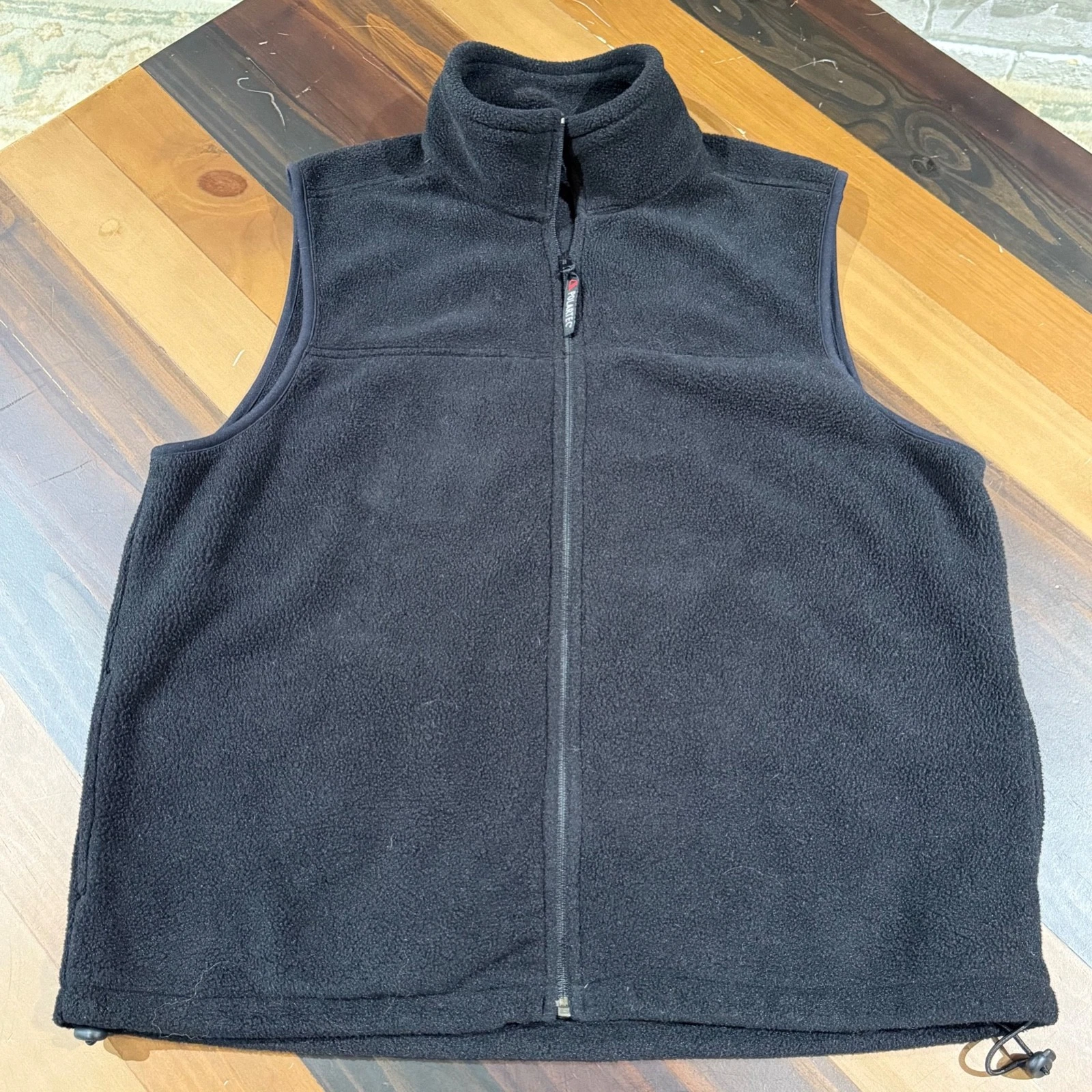 Eddie Bauer Men's Fleece Vest Warm Comfort Full-Zip Polartec Size Large Tall