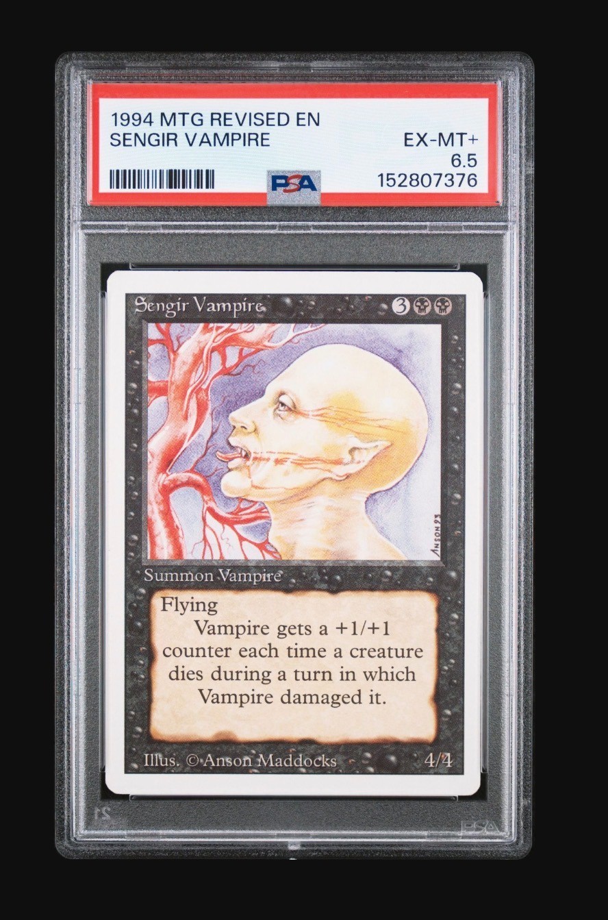 ⚫️ 1994 Magic the Gathering Revised Edition SENGIR VAMPIRE PSA Open to Offers⚫️