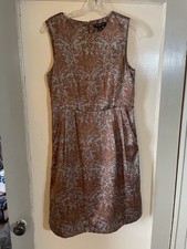 Banana Republic Floral Pleated Front Pocketed Sleeveless Dress-Size 6 NWT